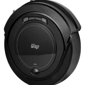 Robô aspirador Robot W90 varre aspira e passa pano 30W WAP cor preto