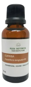 Óleo Vegetal de Copaíba 30ml 100% Puro Pura Botânica Natural e Cicatrizante