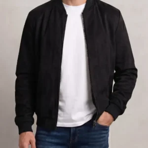 Jaqueta Masculina Bomber Suede Premium Elegante