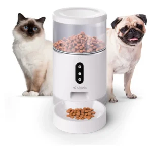 Comedouro Automático Ração Cães e Gatos Velds Smart 4L Wi-Fi com App e Voz VDS APBW