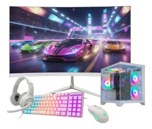 PC Gamer Aquario Intel Core i7 16GB RAM SSD 480GB GT 730 Monitor 23 Branco