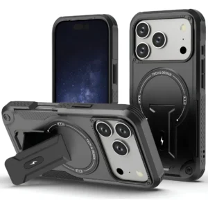 Capa Para iPhone 17 Case Com Suporte MagSafe Anti Impacto Tela 6.3"